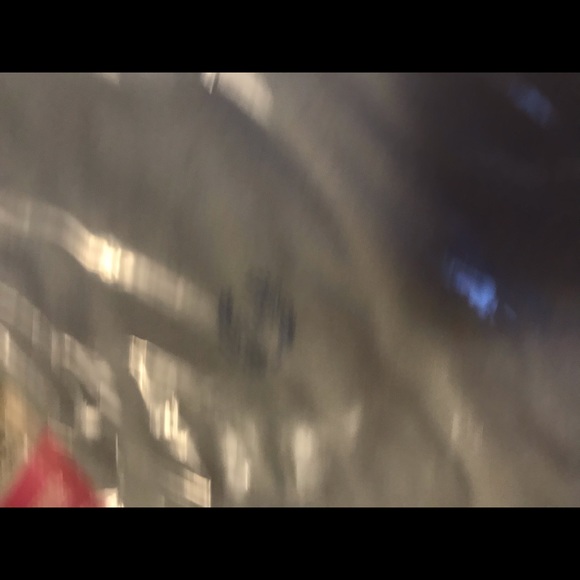 💕 VS PINK ICY BLUE TOPAZ MONOGRAM V-NECK TEE - Picture 7 of 7